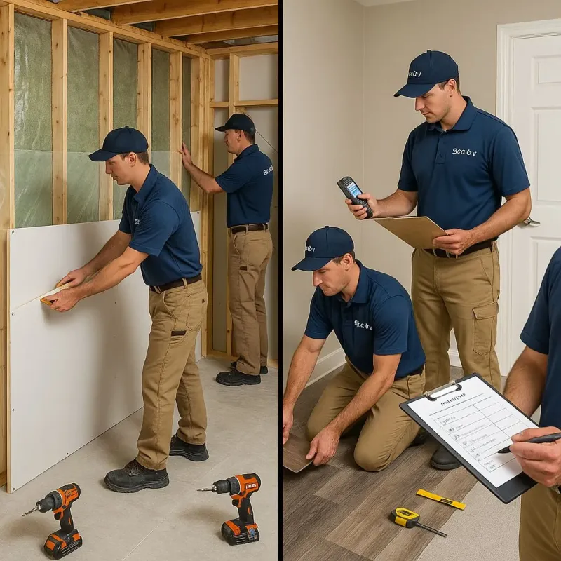 Repairs and Reconstruction process in Clear Lake, WA